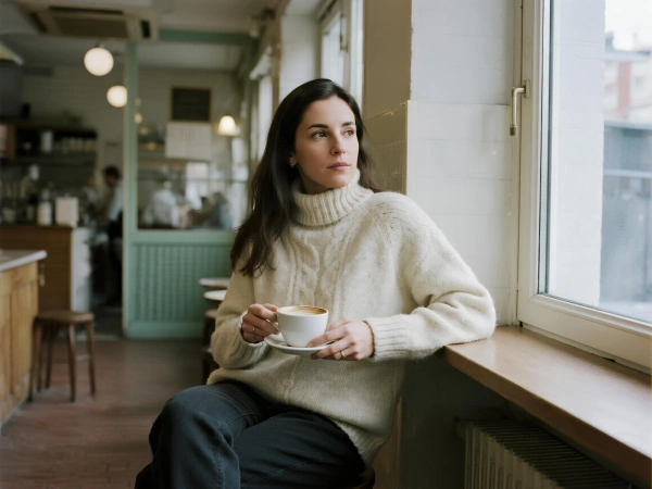 Retrato artístico de baja saturación