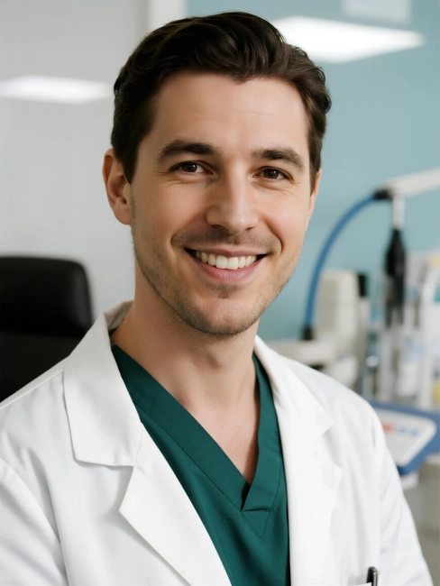 Retrato para médico profissional