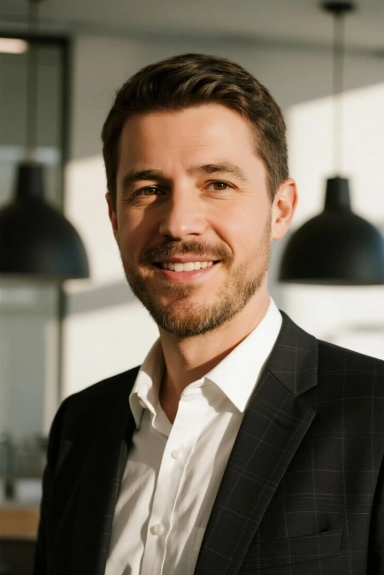 retrato para profissional em transição