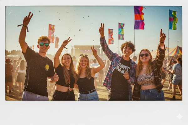 polaroid de festival