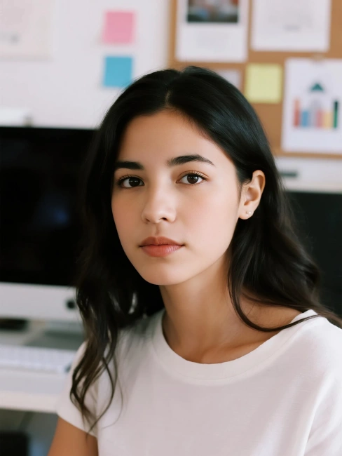 retrato profissional de designer