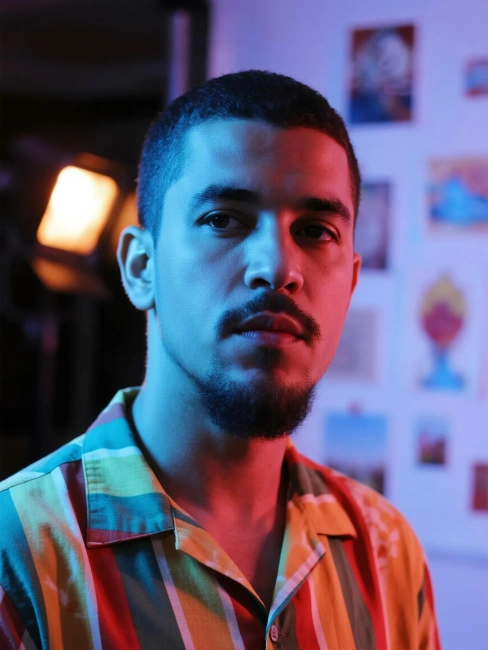 Imagem professional de criativo masculino