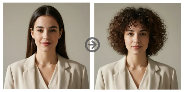 Cortes de cabello para mujer - Corto rizado