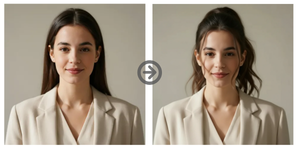 Cortes de cabello para mujer - Cola alta