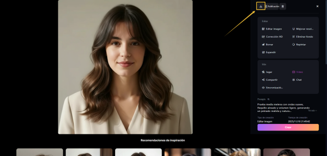 Descarga tu foto de peinado virtual