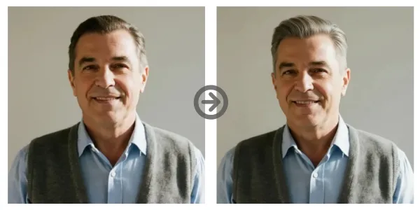 Cortes de cabello para mayores - Senior Silver Undercut