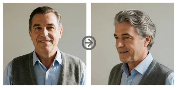 Cortes de cabello para mayores - Wavy Silver Volume