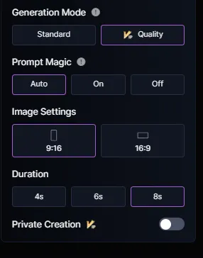 Customize Output Settings