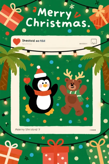 Cartão Simples e Colorido para WhatsApp