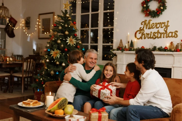 Família Reunida no Natal