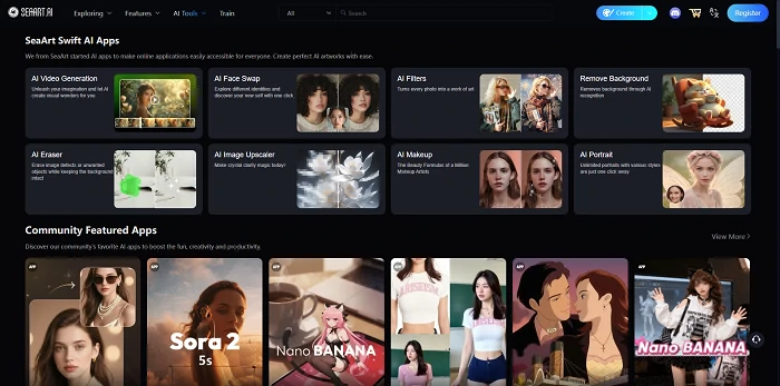 SeaArt Swift AI Apps