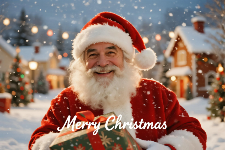 Plantillas navideñas para poner tu cara en Papá Noel con IA