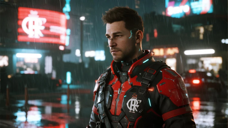 Estilo Cyberpunk Rubro-Negro