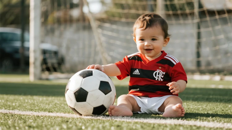 Foto de Criança/Bebê Flamenguista