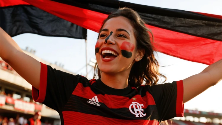 A Torcedora Musa na Arquibancada