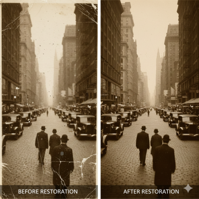 Restauración fotográfica profesional en nano banana