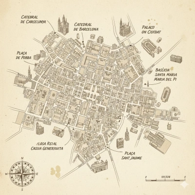 Diseña un mapa urbano