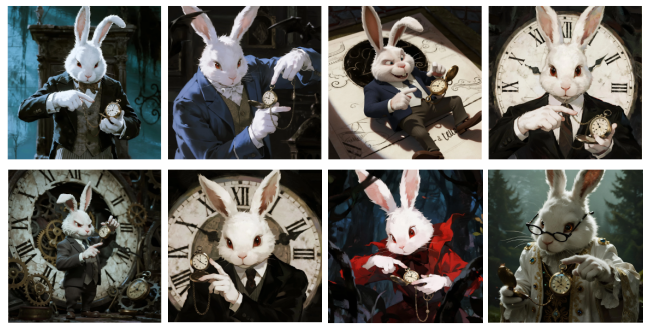 conejo con reloj meme generador por SeaArt