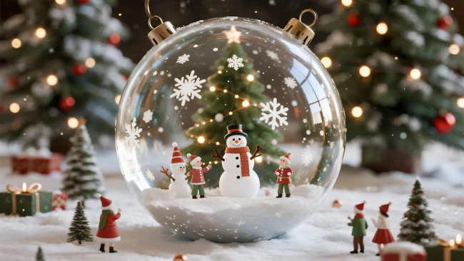  Detalle de esfera de cristal