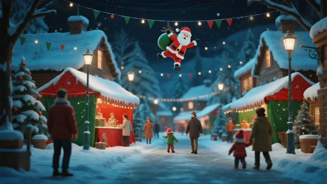 Calle nocturna en 3D