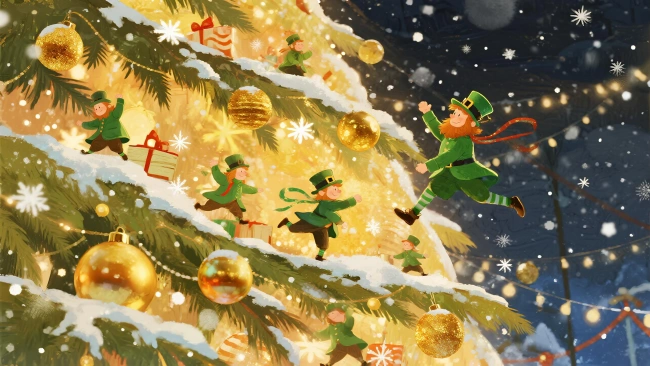 Árbol de Navidad animado