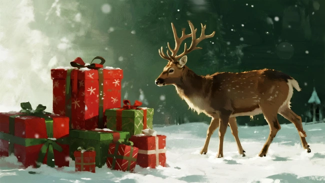 Verde abeto con bokeh