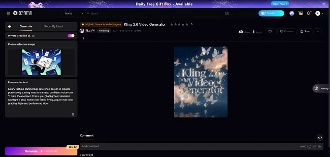 How to Use Kling 2.6