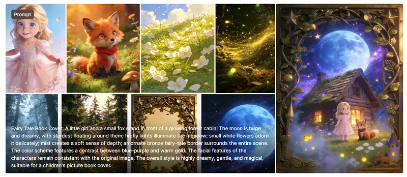 Multiple reference image-to-image