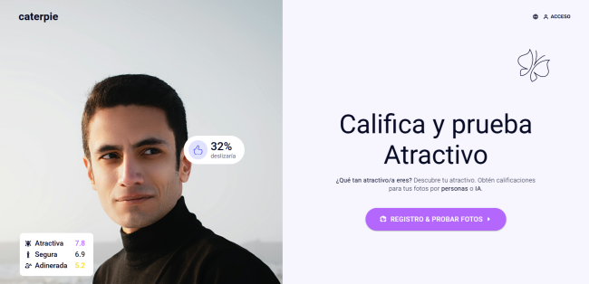 Clifica y prueba atractivo con Caterpie