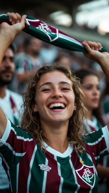 torcedora Fluminense IA para troca de rosto