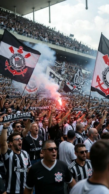 torcida IA Corinthians no estádio