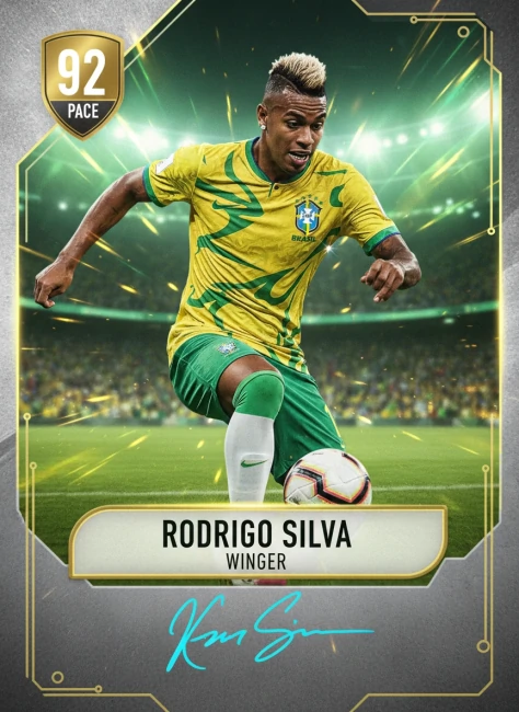 cartinha de futebol em estilo Neymar