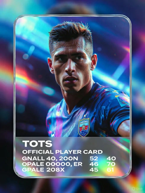 Card estilo TOTS Neon