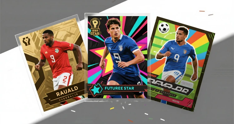 card de futebol criado com IA no estilo FIFA