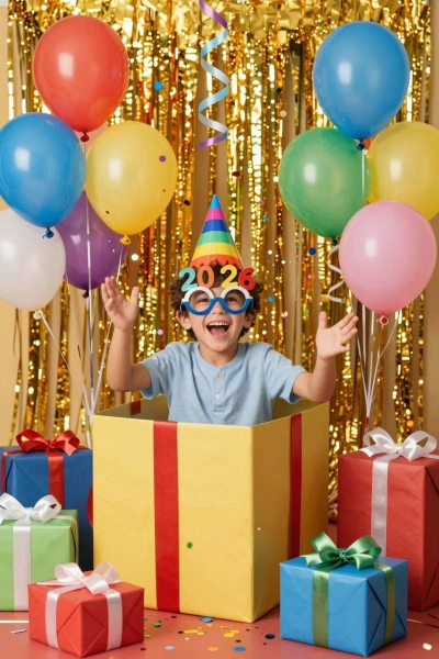 festive photo of a child