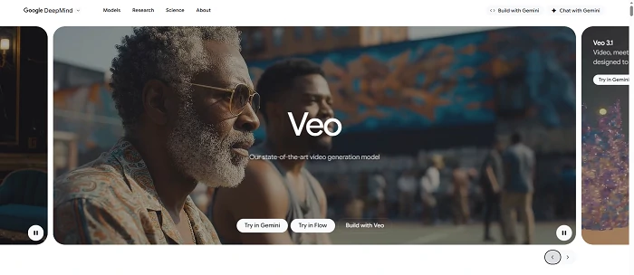 Veo 3.1 on Google Deepmind