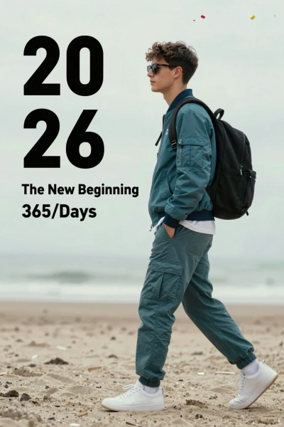 Photo of a man walking towards 2026