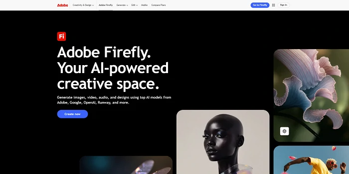 Adobe Firefly Homepage