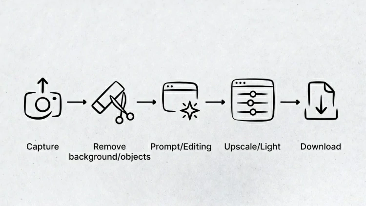 Fluxo de trabalho passo a passo para design de produto com SeaArt AI