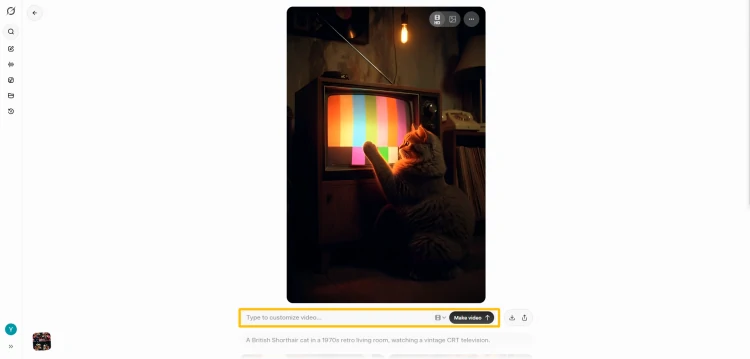 Iniciando a geração de vídeo no Grok