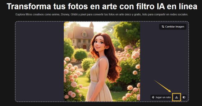 Descarga la foto de caricatura generada por SeaArt AI