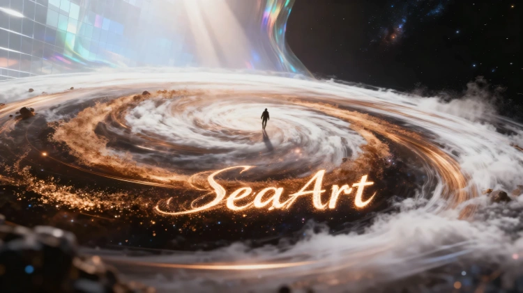 Interface do SeaArt AI