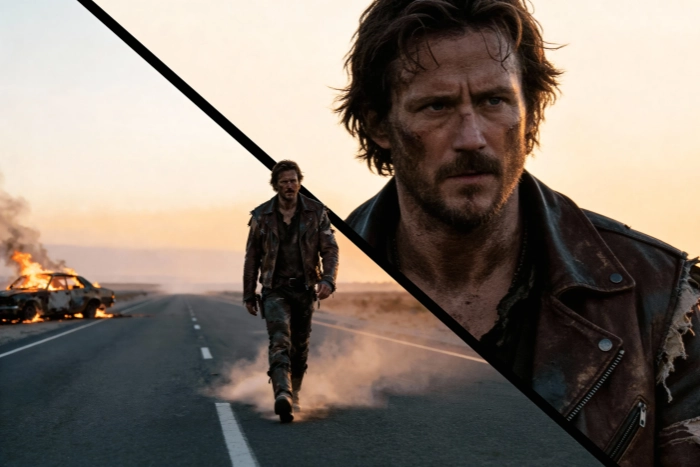 シネマ品質動画生成の例