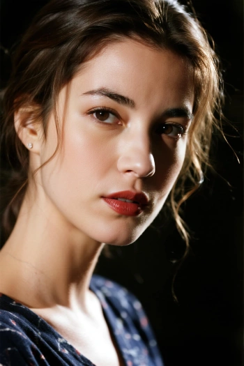 Retrato retro elegante