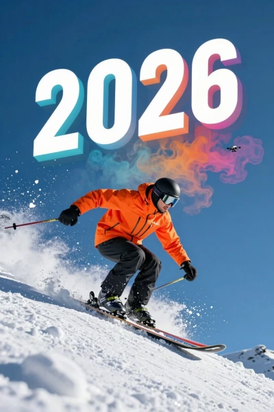 Aventura de inverno homem