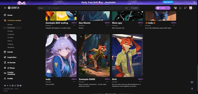 SeaArt AI Character Chat