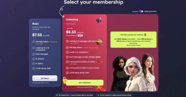 Pricing of Nastia AI