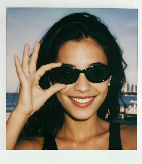 Foto Polaroid estilo selfie