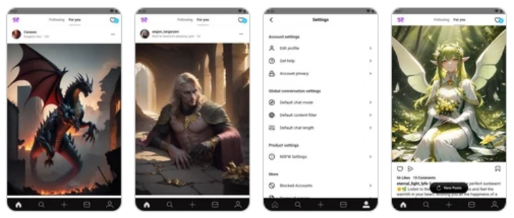 Butterflies AI Chats Page