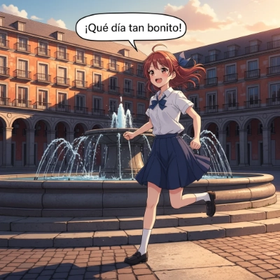 Dibuja una ilustración al estilo manga